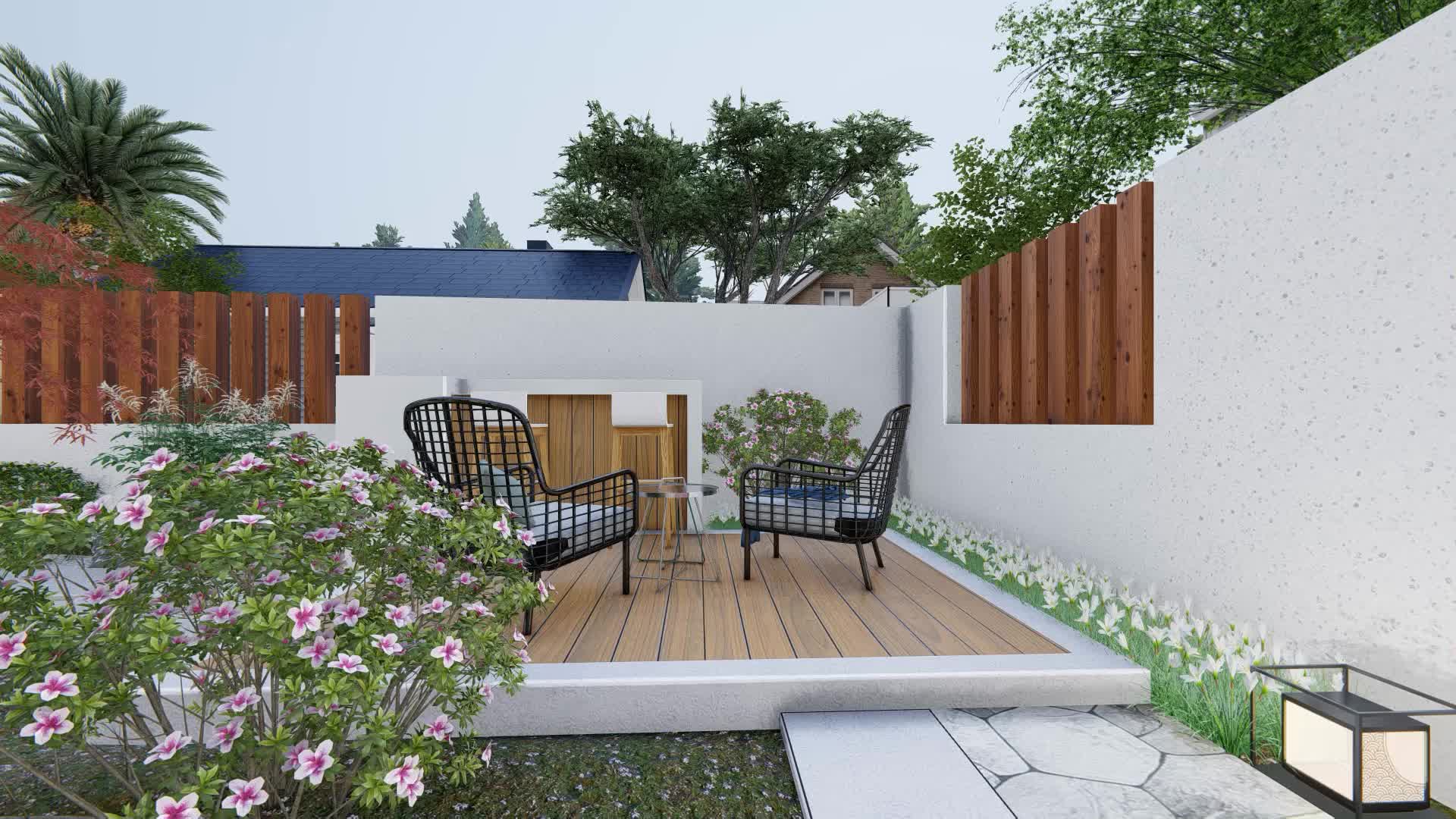 它是一种优质的观赏性草坪,而且比较耐践踏,所以很适合用来建植别墅