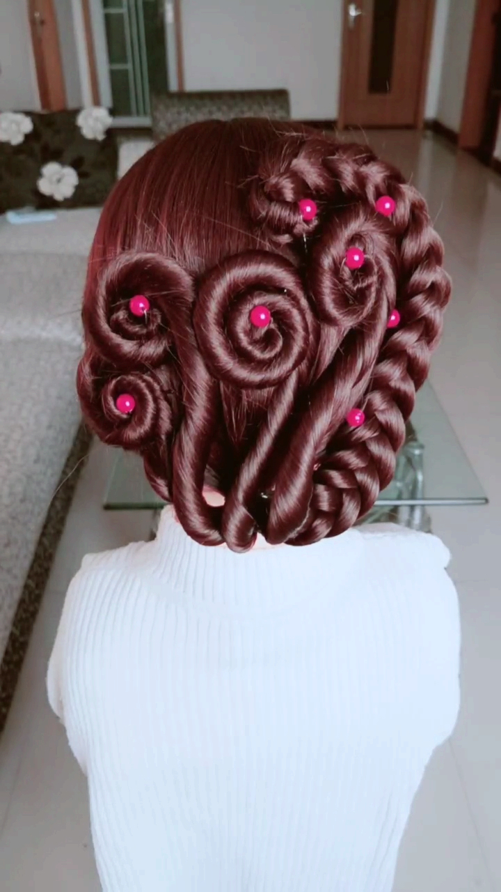 我要上热门#孔雀公主发型