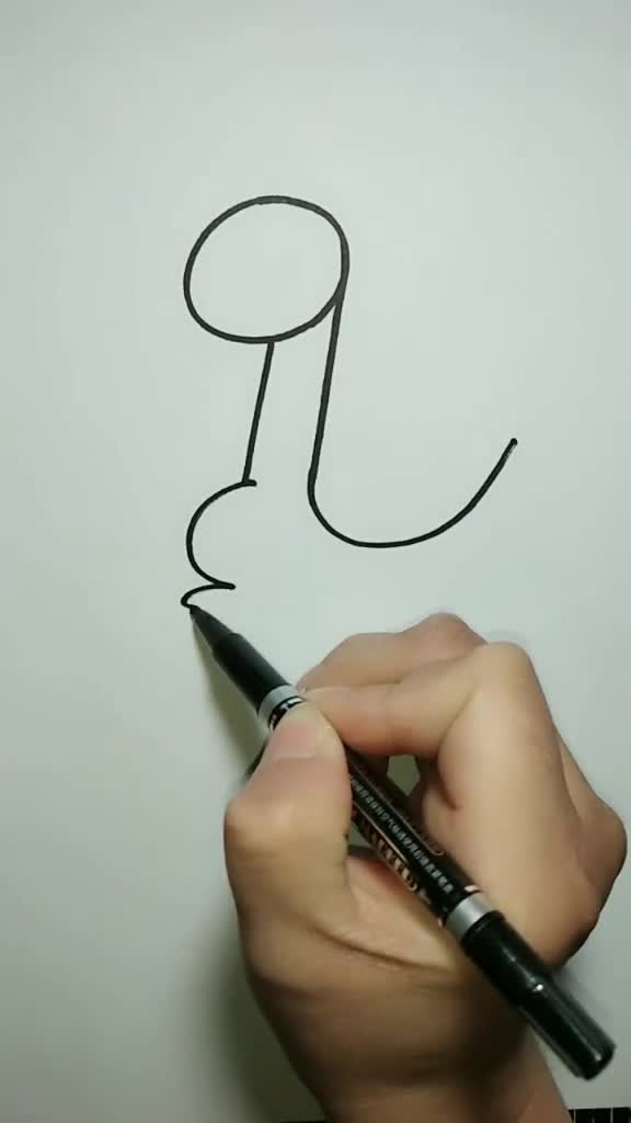 数字9简笔画