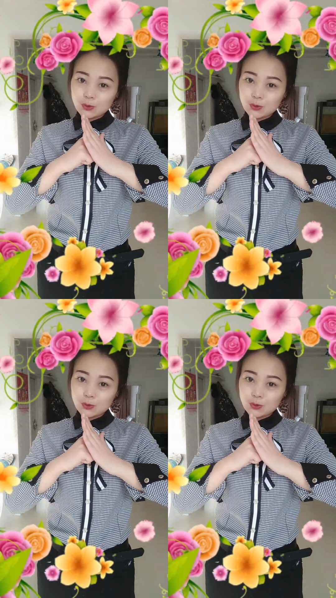 手势舞微微#2019――2020 快到春节 希望老铁们平安过年