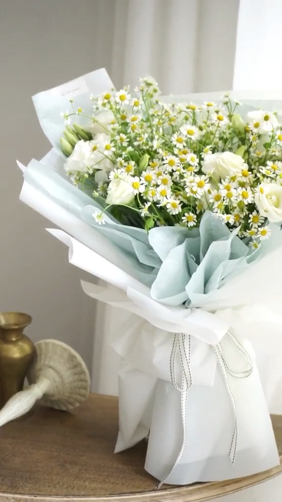 最近点单率超级高的洋甘菊花束