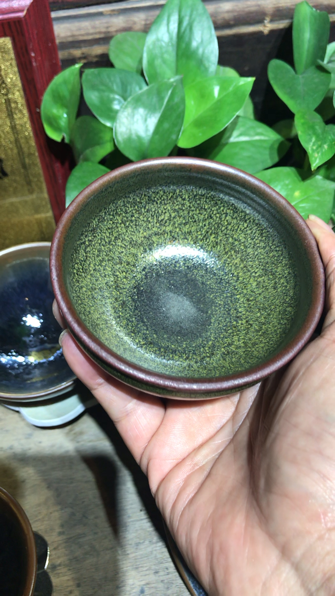 全民独门绝技咖#传统工艺建盏之绿鹧鸪