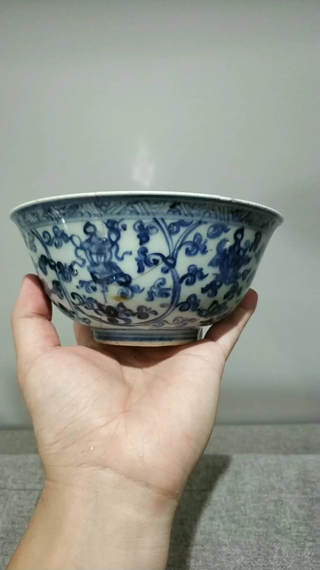 明代青花碗标本 美