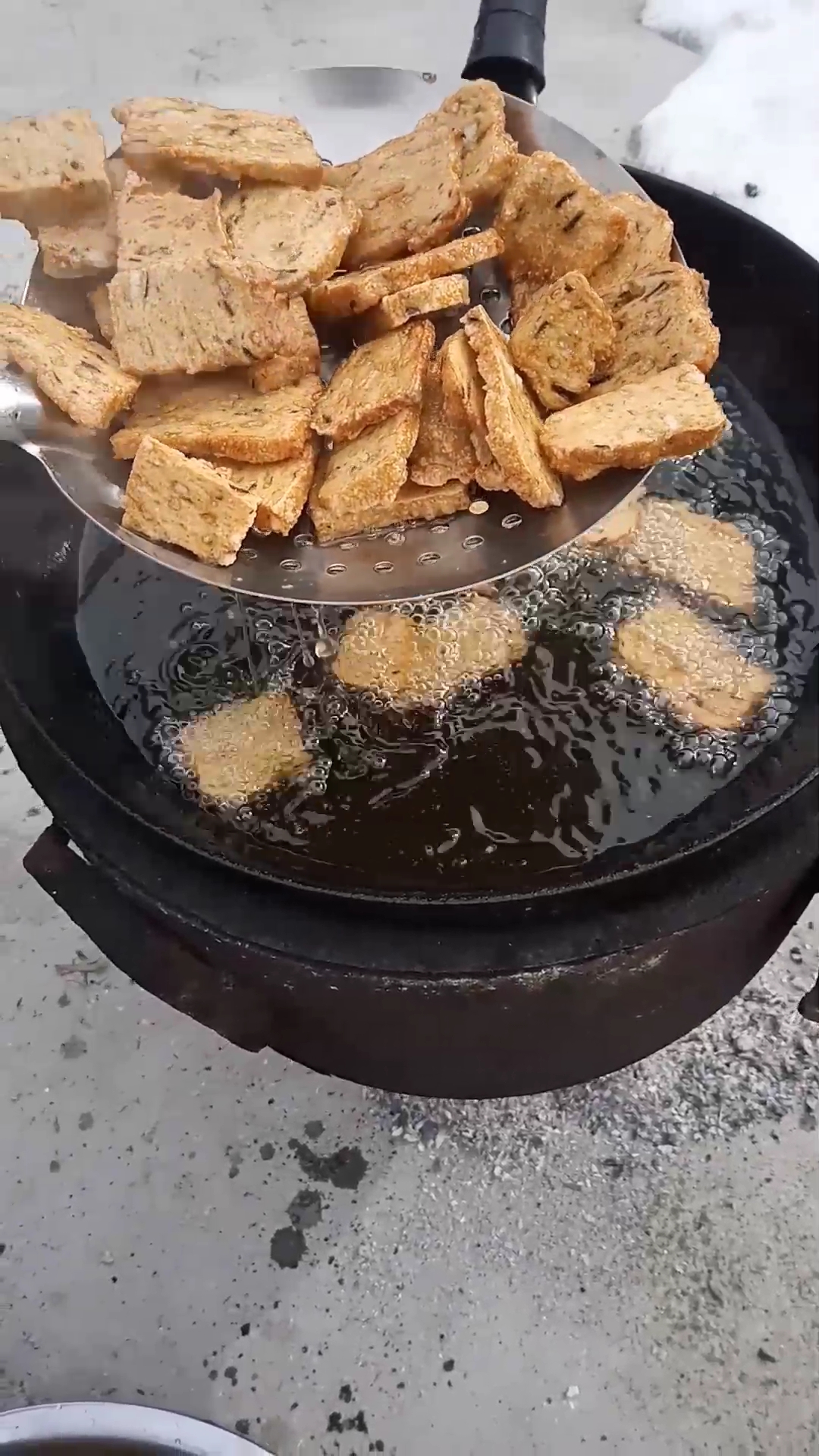 赞皇面菜出锅了