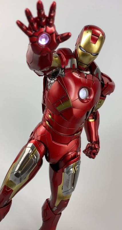 目前最好的hot toys合金压铸钢铁侠:mk7!-度小视