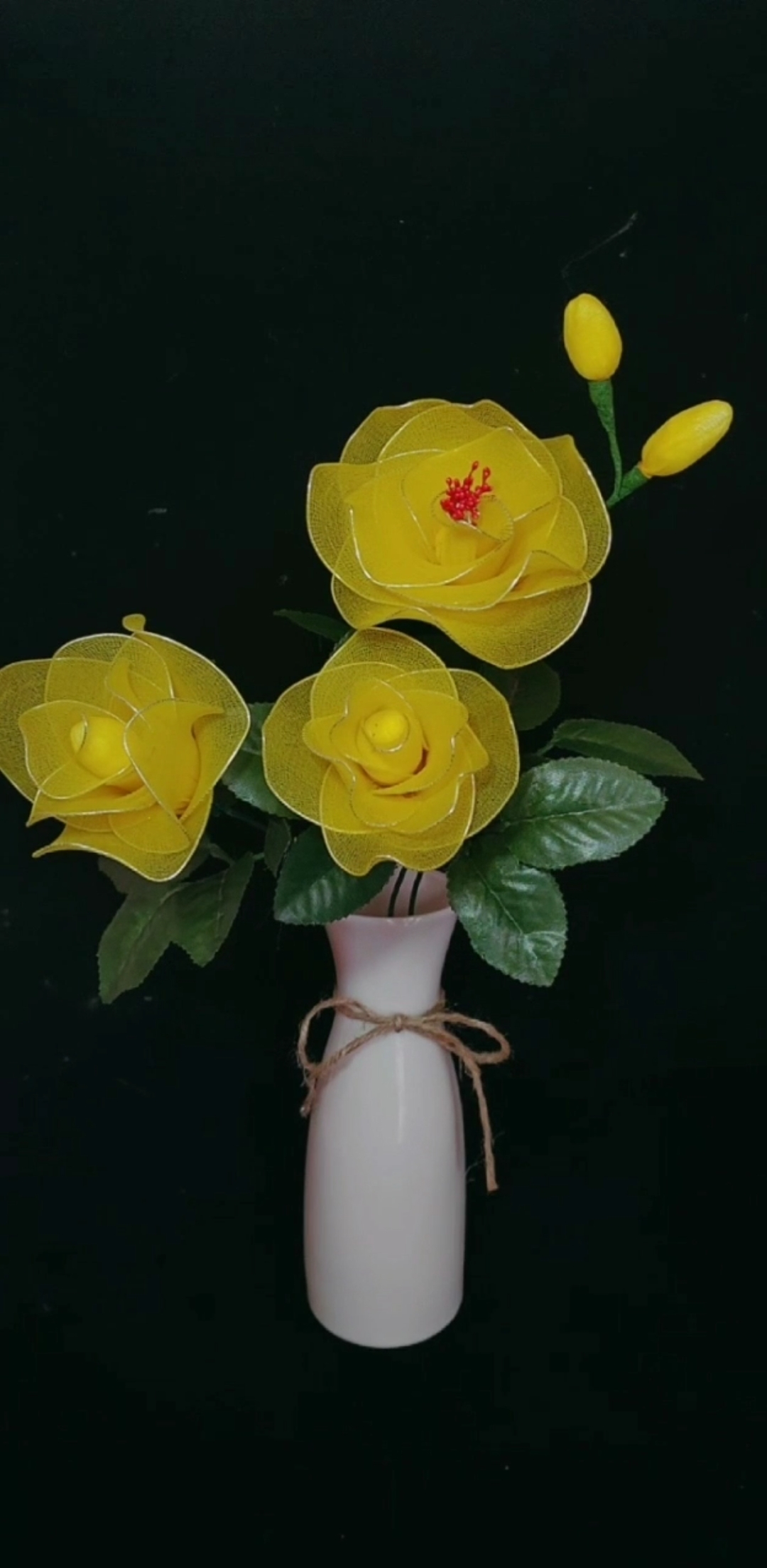 手工丝网花制作#废旧丝袜别扔 和我一起来做花