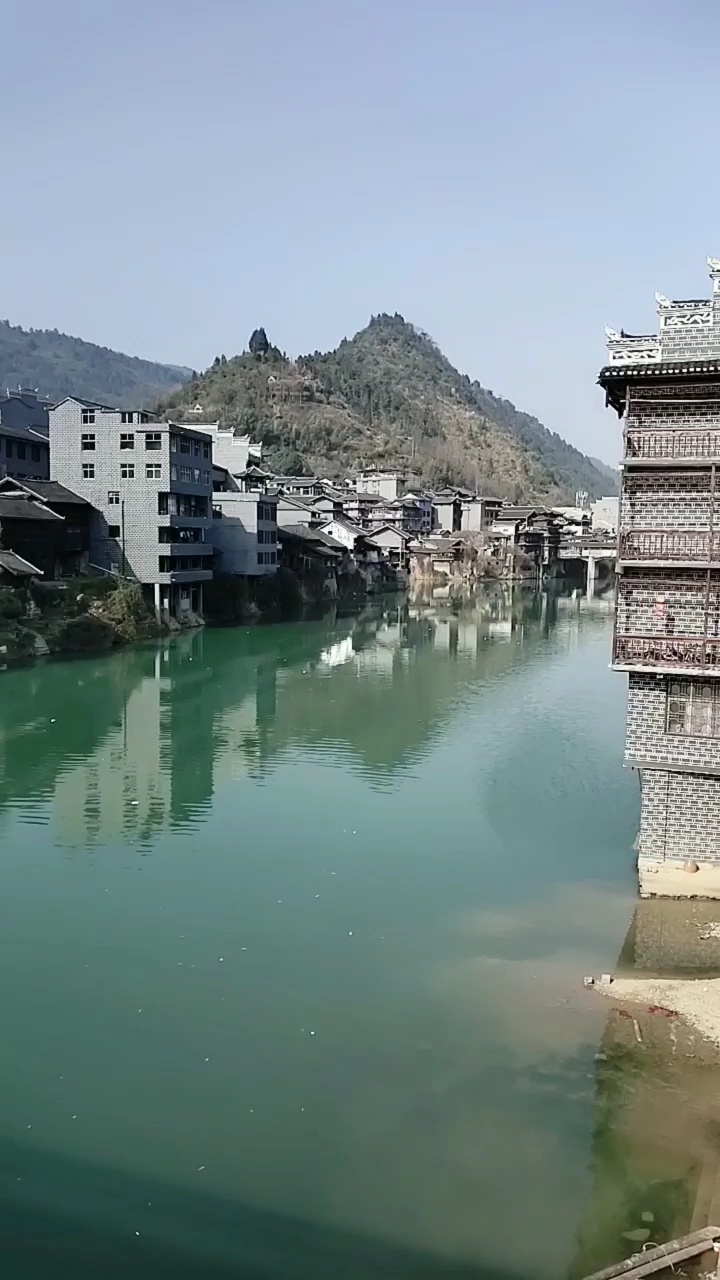 美丽洗车河古镇