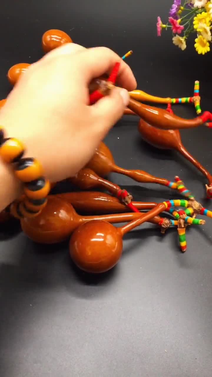 把玩多年的葫芦包浆挂瓷