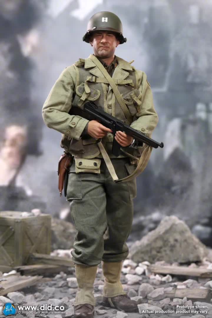开封兵人:预告dida80145拯救大兵瑞恩二战美军游骑兵米勒上尉