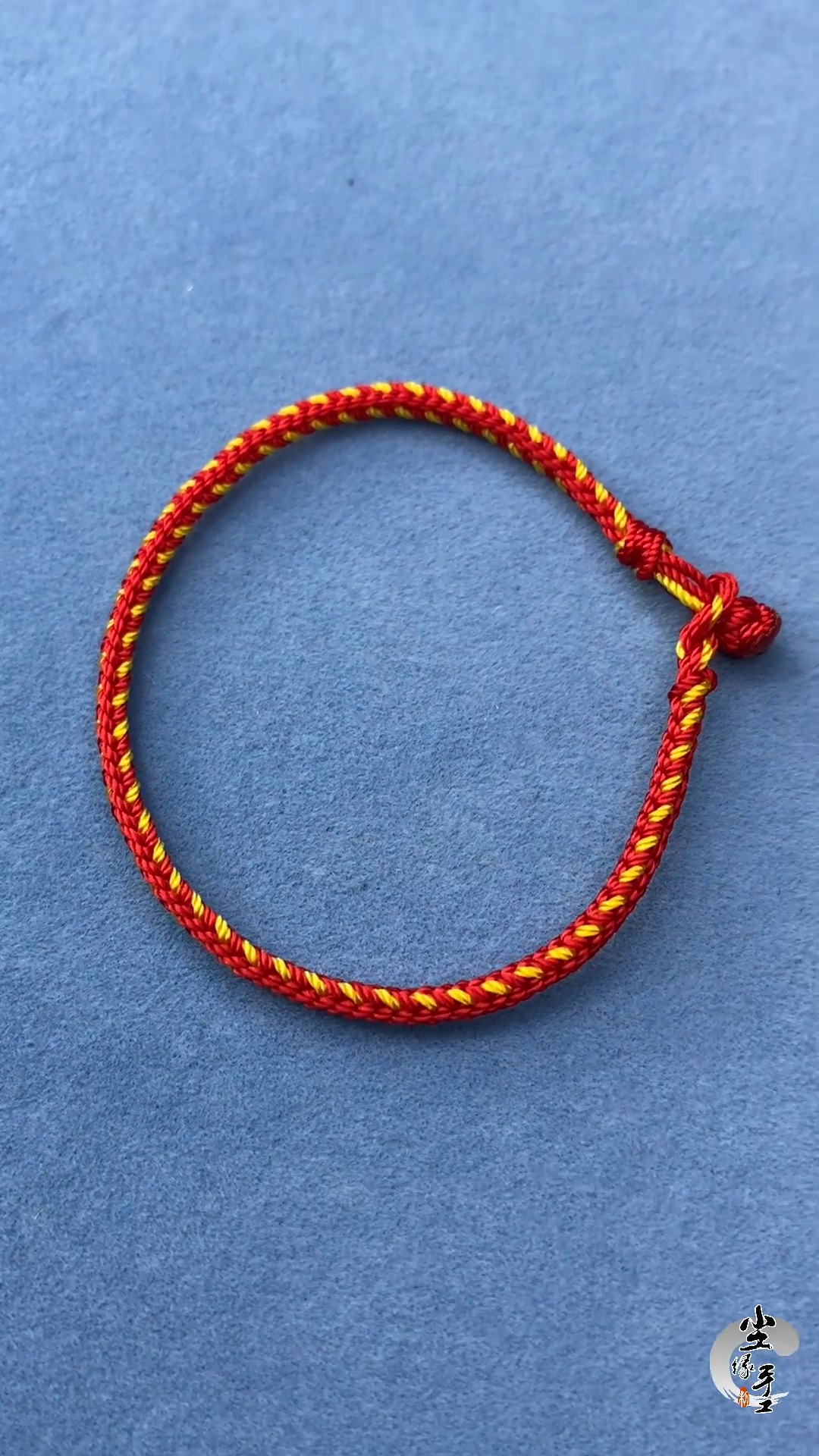 #纯手工编织#手工编绳 八股辫红绳手链 辟邪保平安 一定要收藏