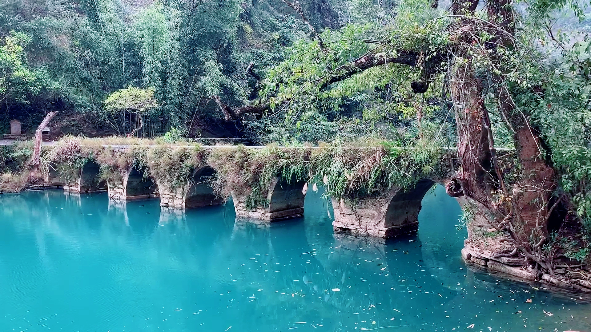 贵州荔波小七孔桥美景