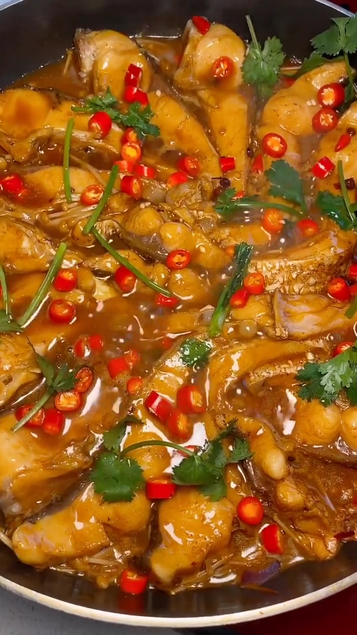 美食#烧麻辣鱼块