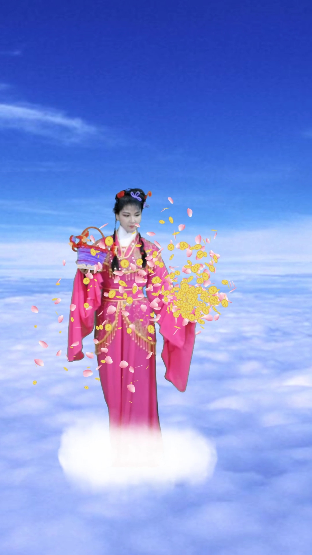 高手在民间#黄梅戏,天女散花