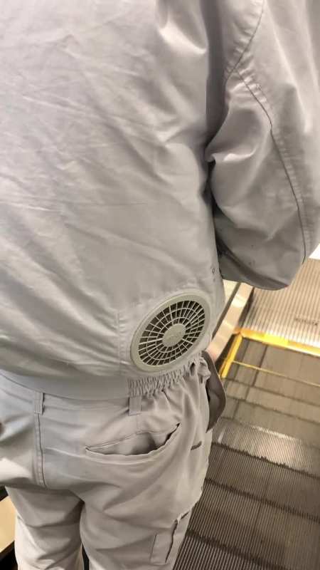 日本人夏天很多穿空调衣的,应该很凉快吧…我感觉很适合室外工作的