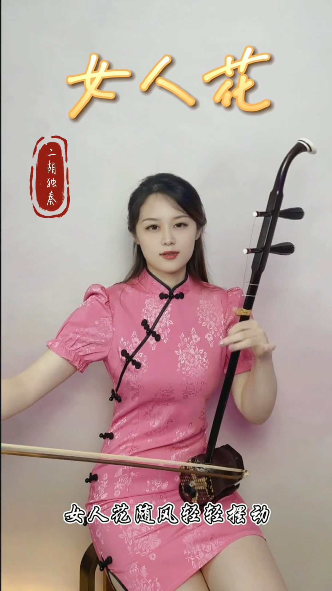 古典中国风国风古韵民乐艺术欣赏二胡独奏女人花传承弘扬民乐文化