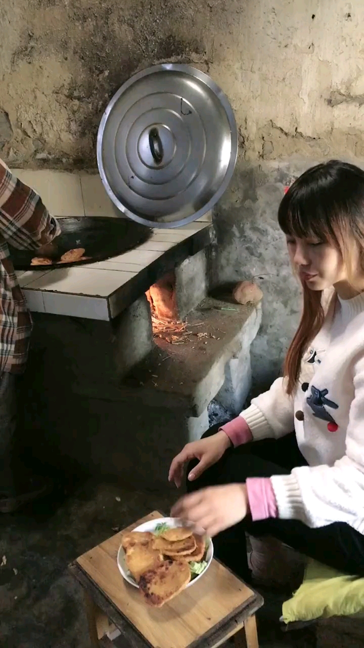 农村姑娘#一直做个善良的女孩.希望生活一直很好