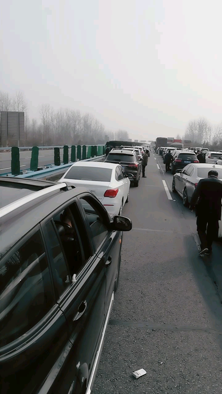 沪陕高速堵车中!