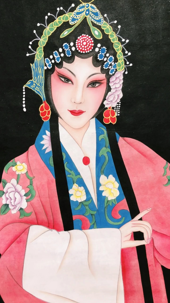 我要上热门#工笔戏曲人物