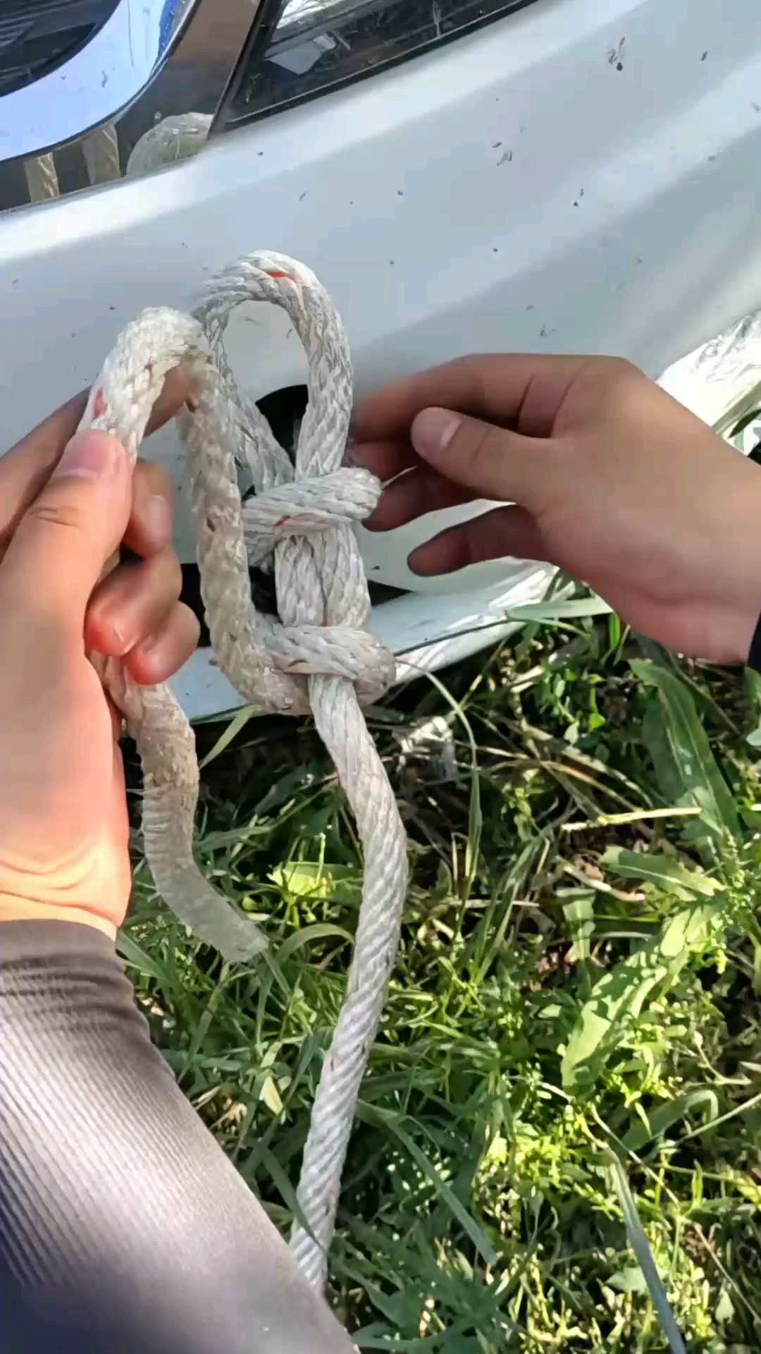 实用绳结#拖车结有车一族必备