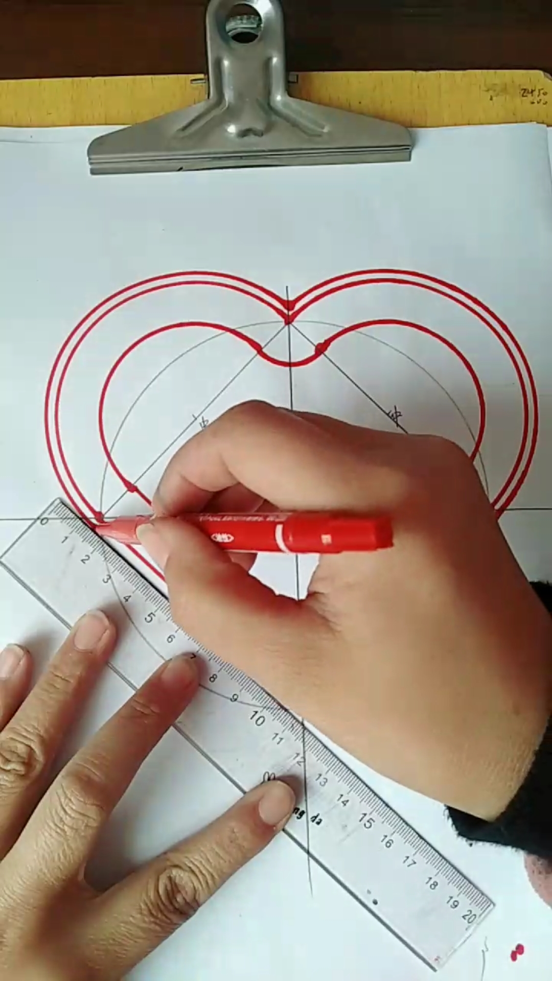 木工装修图册每天更新中#心形教程