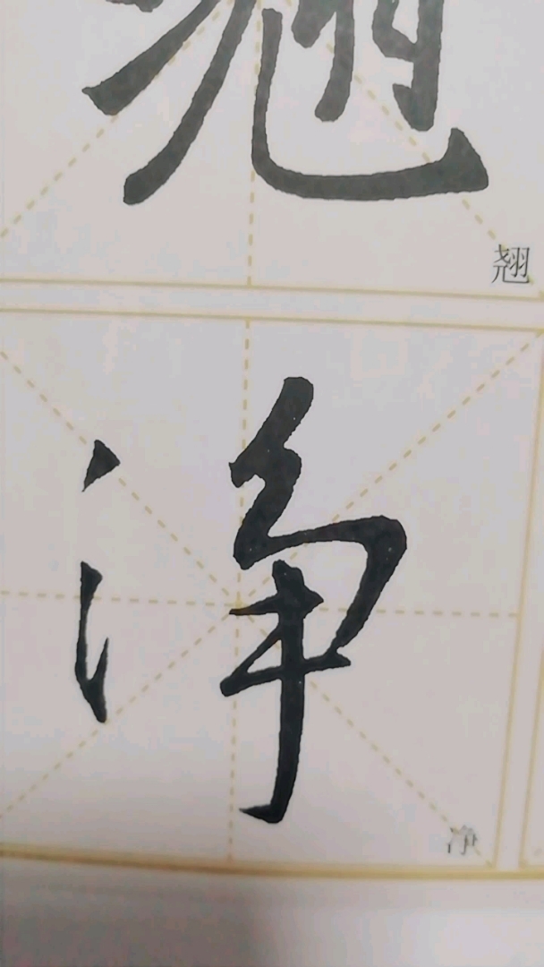 净字行书练习,请多多批评指正,不胜感激