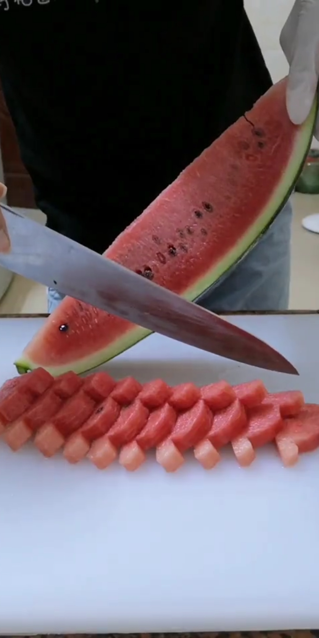挑战简单创意的西瓜切法