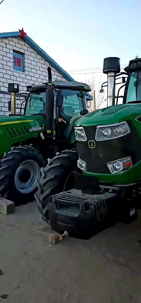 全新迪尔津拖2104高配空调潍柴高压共轨变频补后价提车价格便宜