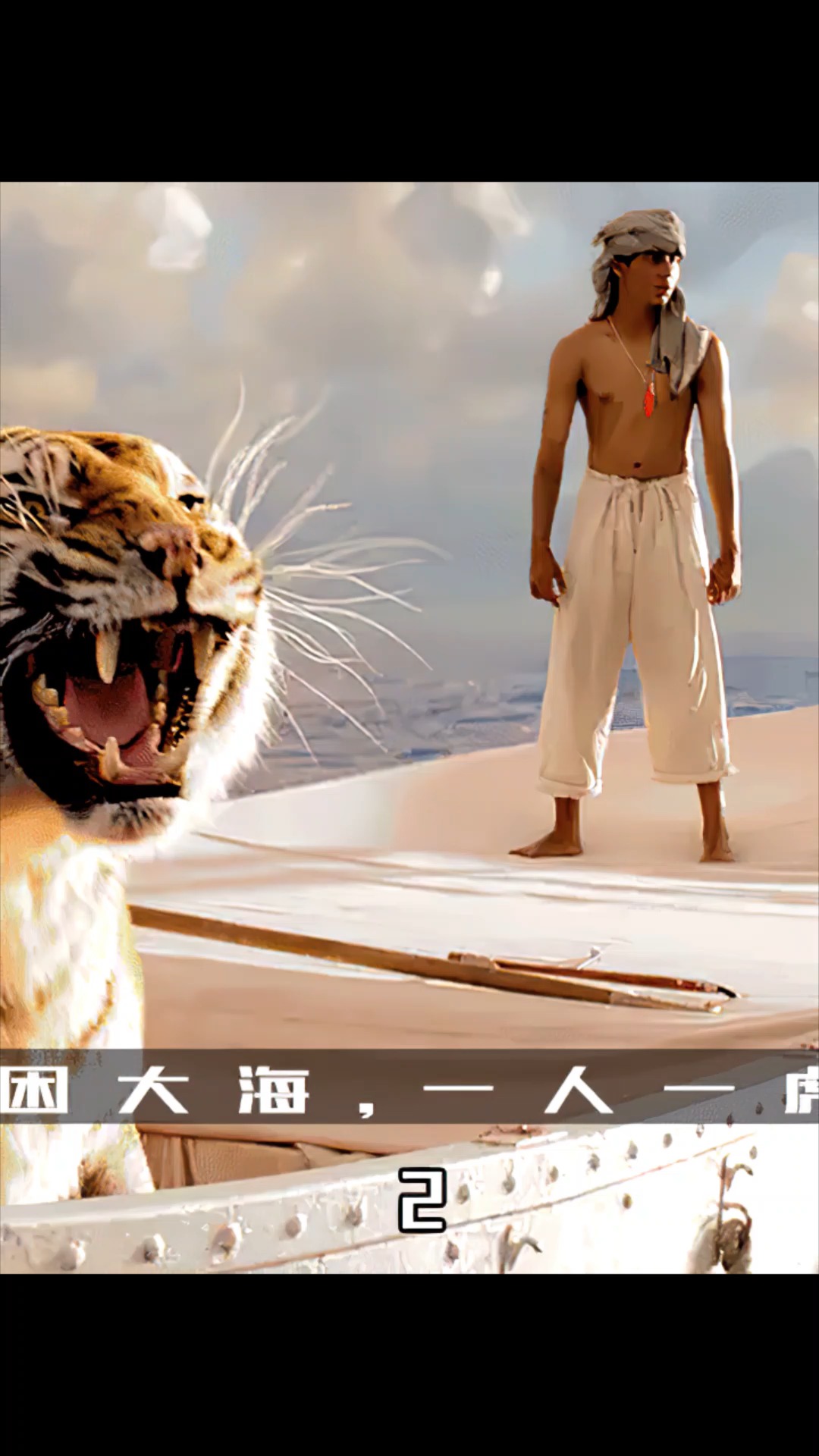 电影解说#一人一虎海上漂流227天,横穿了整个太平洋