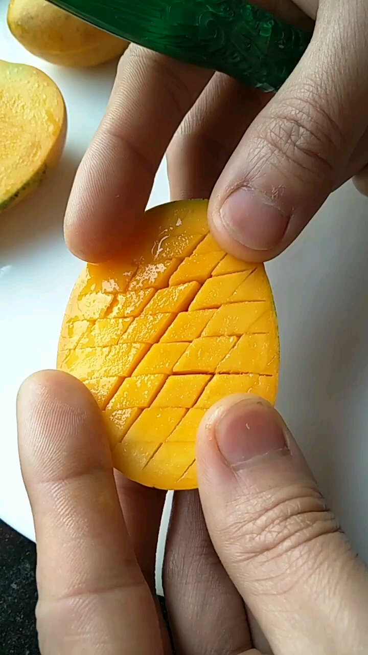 芒果切法,小朋友都馋哭了!