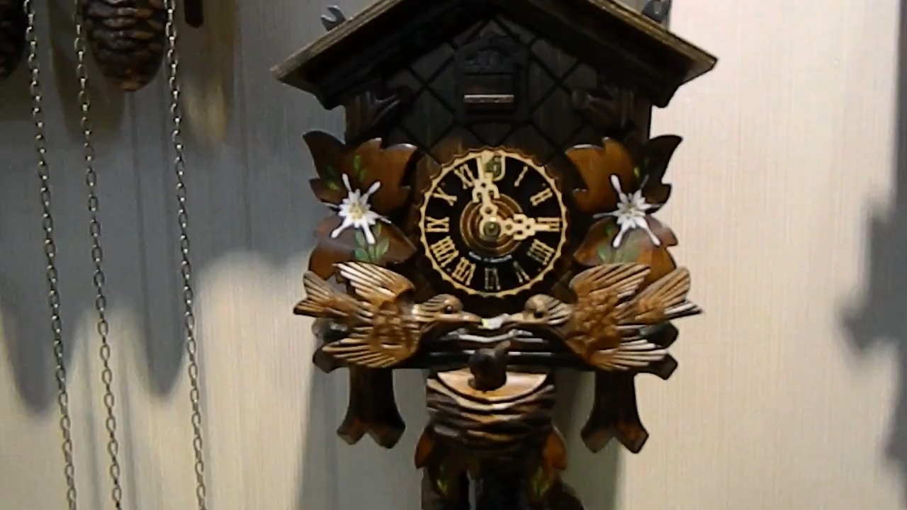 一天上弦的德国小布谷鸟钟 德国咕咕钟