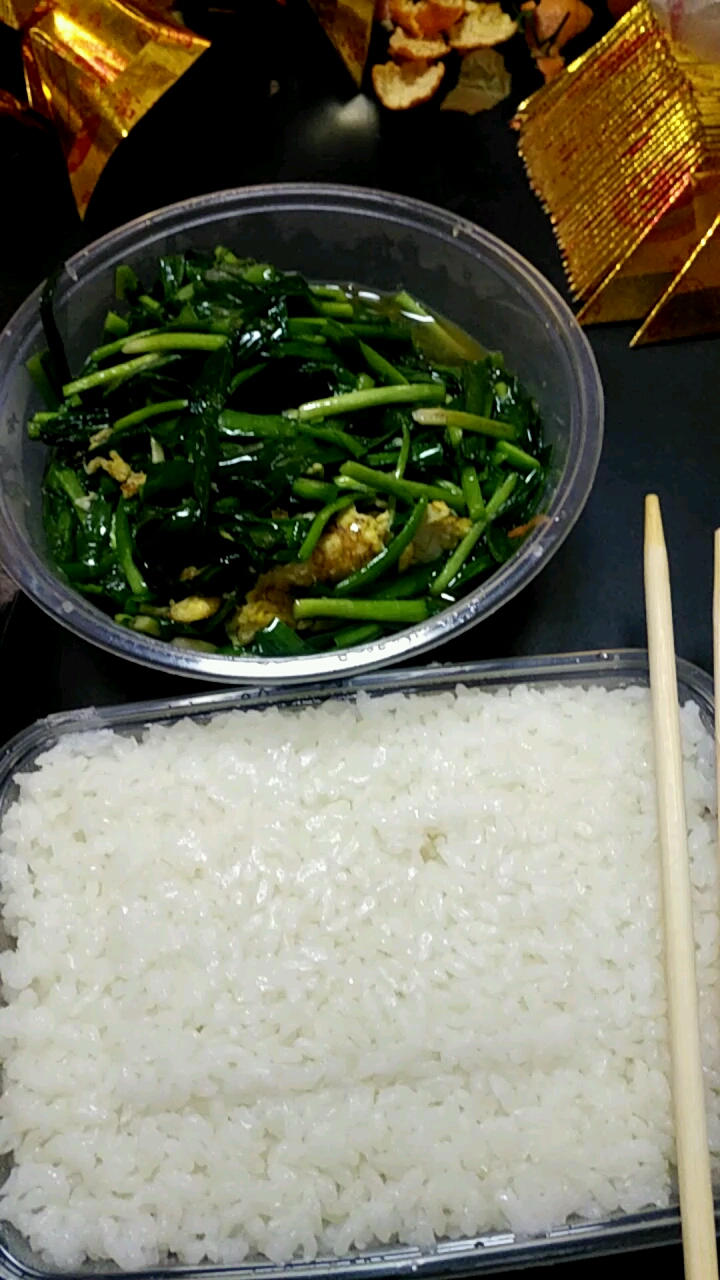 叫了点外卖.晚上饭才吃上