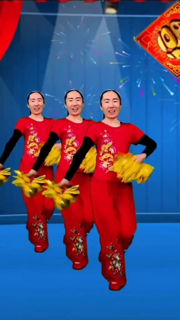 喜庆花球舞《开门红》祝您生意红红火火