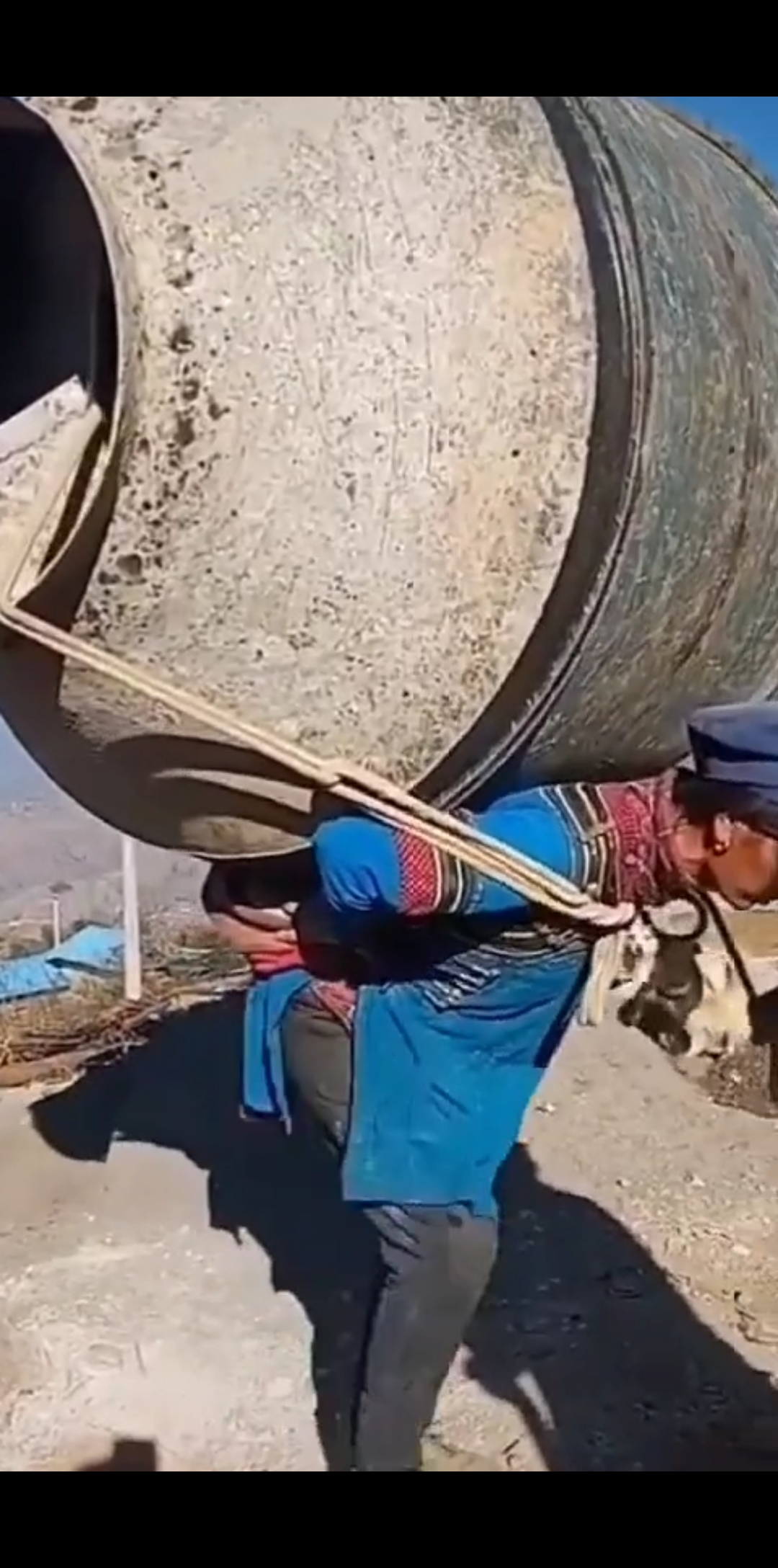 有爱才有年#十个我也扛不动,感动到了