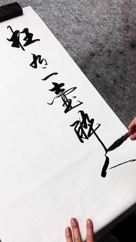 何来人间一惊鸿只是世间一俗人枉有一杯醉人酒难解半点俗世愁书法