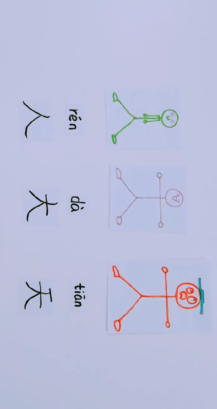 快要憋疯的你#简笔画·象形文字·汉字·人大天·幼小衔接·小学一