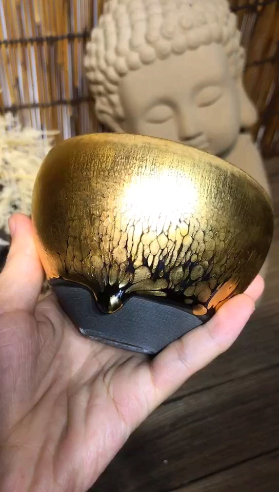 蔡志强金盏釉泪无足钵