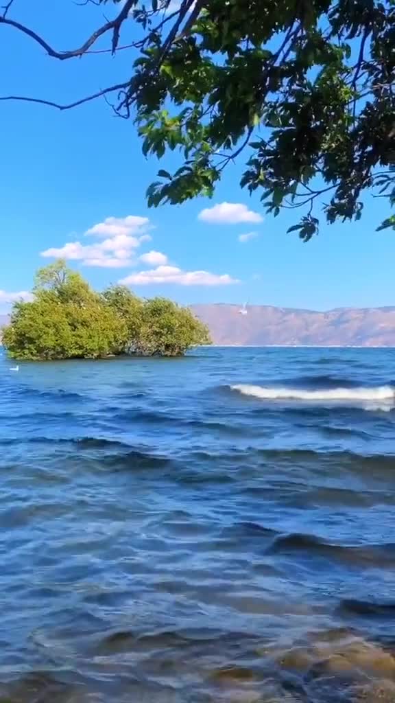 在这里看苍山洱海,暖阳清风