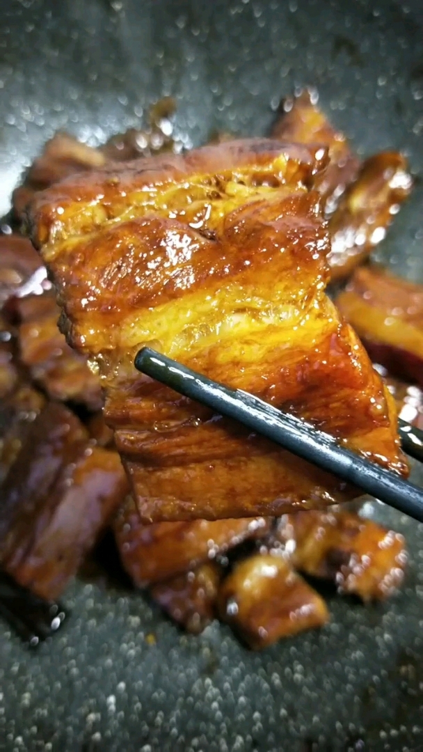 红烧大片五花肉,老公儿子吃了都说过瘾