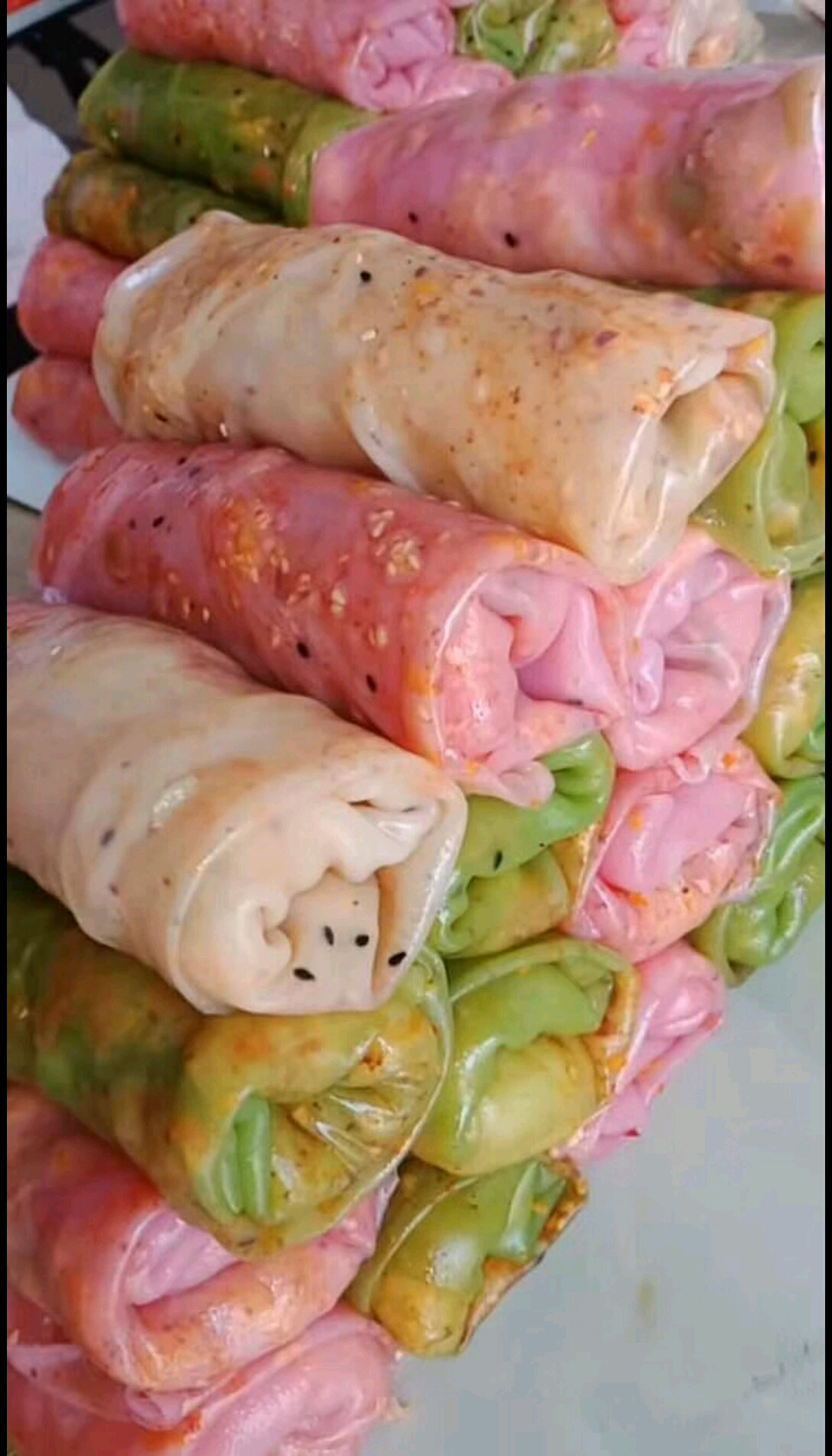 卷面皮#正宗萧县面皮的加工方法,想学习的亲们,可以关注一下