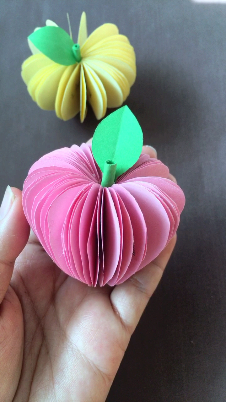 这个纸苹果能帮你表白