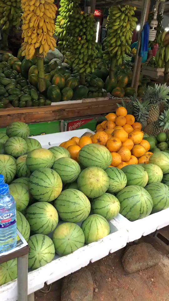 斯里兰卡的水果,不愧是热带呀