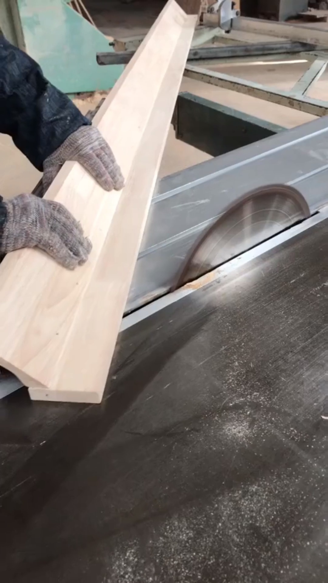 手工制作#师傅用这种割角方法,做到了真正的完美融合,真正的高手