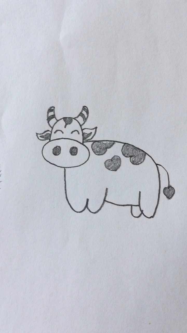 创意数字画#学画小牛