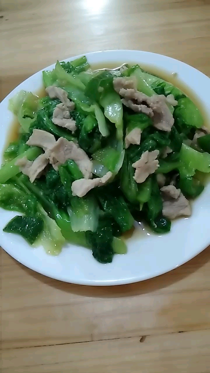生菜炒肉