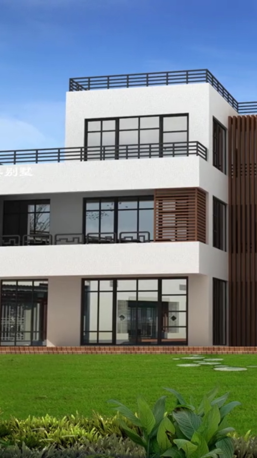 港风美女#两层豪华现代私家别墅, 外观豪华大气.室内功能格局丰富.