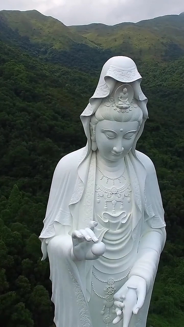 香港大埔慈山寺观音像,全球第二高,李嘉诚投资15亿元,2019年见者好运