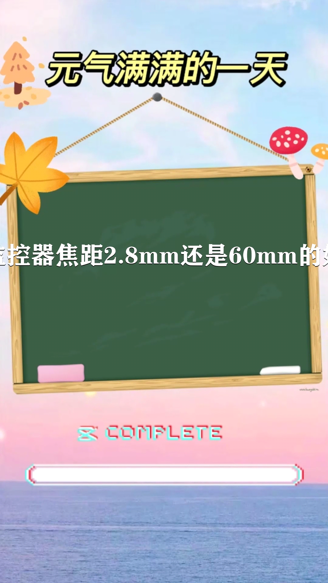监控器焦距2点8mm还是60mm的好