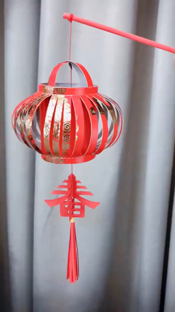 手工制作#教你分分钟学会灯笼