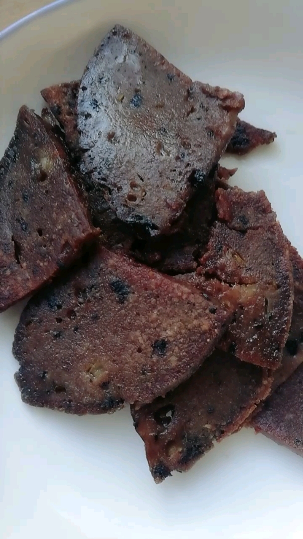 猜猜这是啥?第一次吃这个不一样的羊血块!