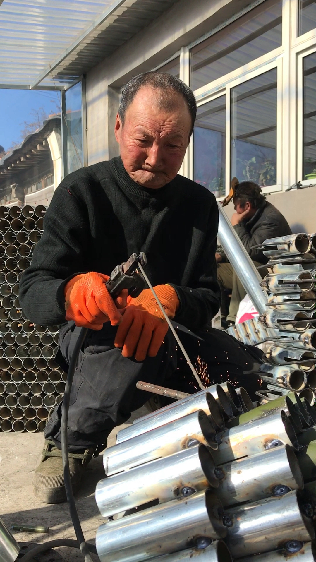 焊武帝学电焊第一天